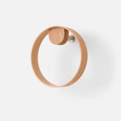 Oak Towel Ring
