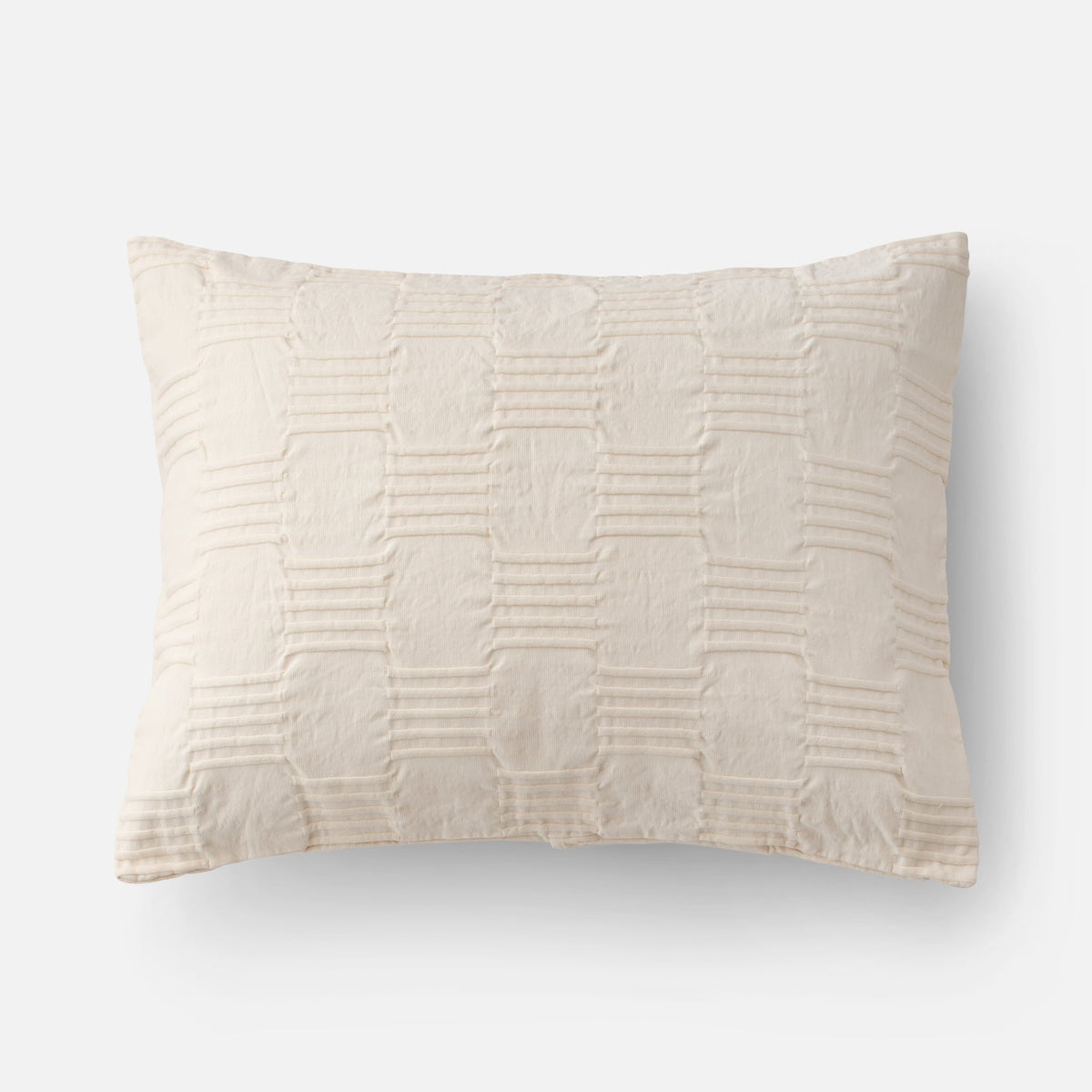 Woven Tally Sham