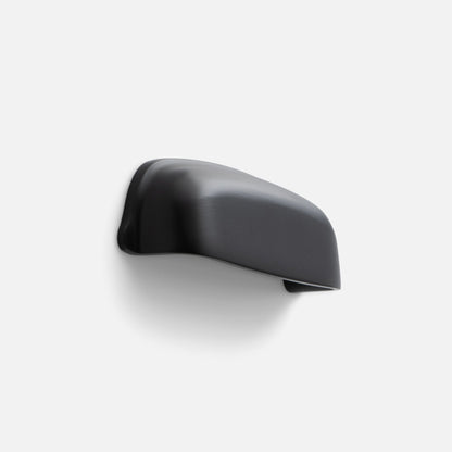 Close-up side view of the Darby Cup Pull showcasing its gently curved silhouette with a white background