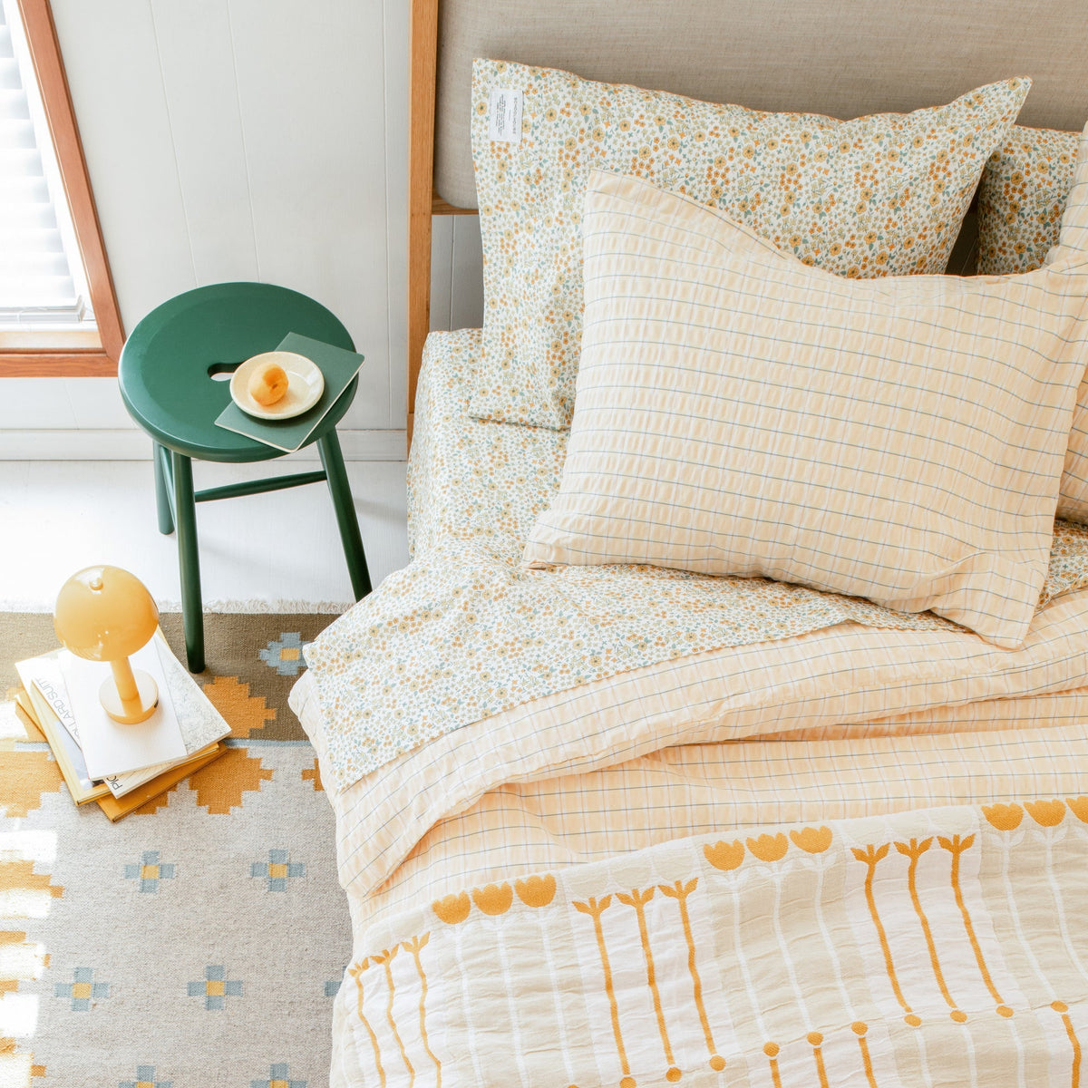 Wallowa Floral Sheet Set