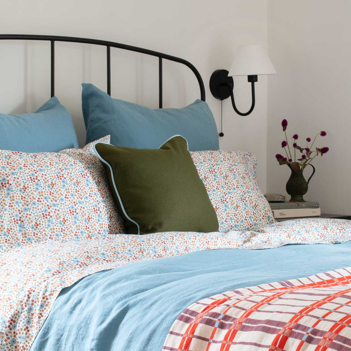 Wallowa Floral Sheet Set