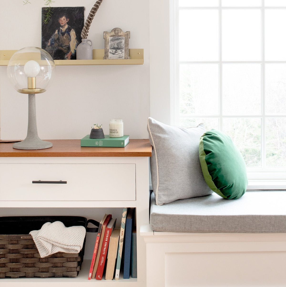 Velvet + Wool Throw Pillow